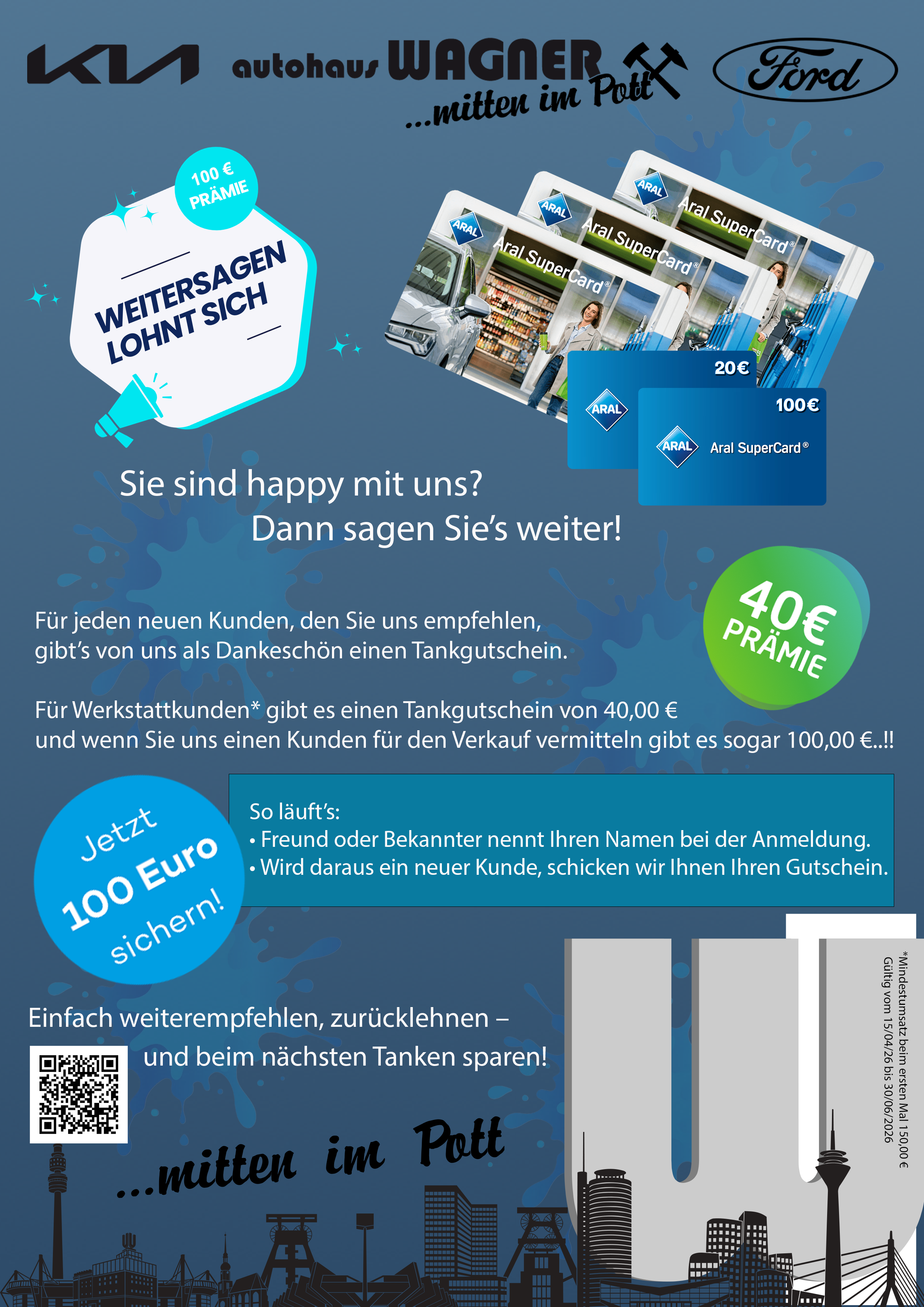 AutoHaus Wagner Tank Aktion vom 15.04.2026   30.06.2026