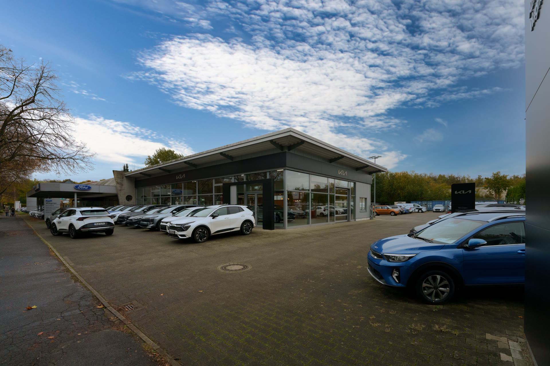 Gebäude Seitenansicht